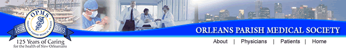HOME | Orleans Parish Medical Society